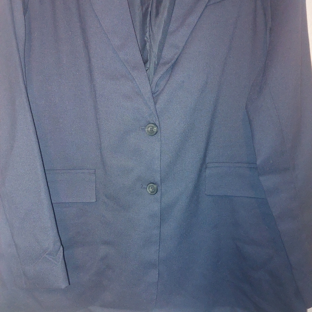 NWT American Eagle Navy Blue 2 Button Front Blazer XL - Picture 3 of 6